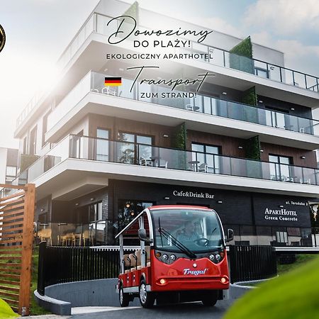 Aparthotel Green Concrete - Eko-Bus Na Plaze, Rowery I Masaze 슈비노우이스쳬 외부 사진