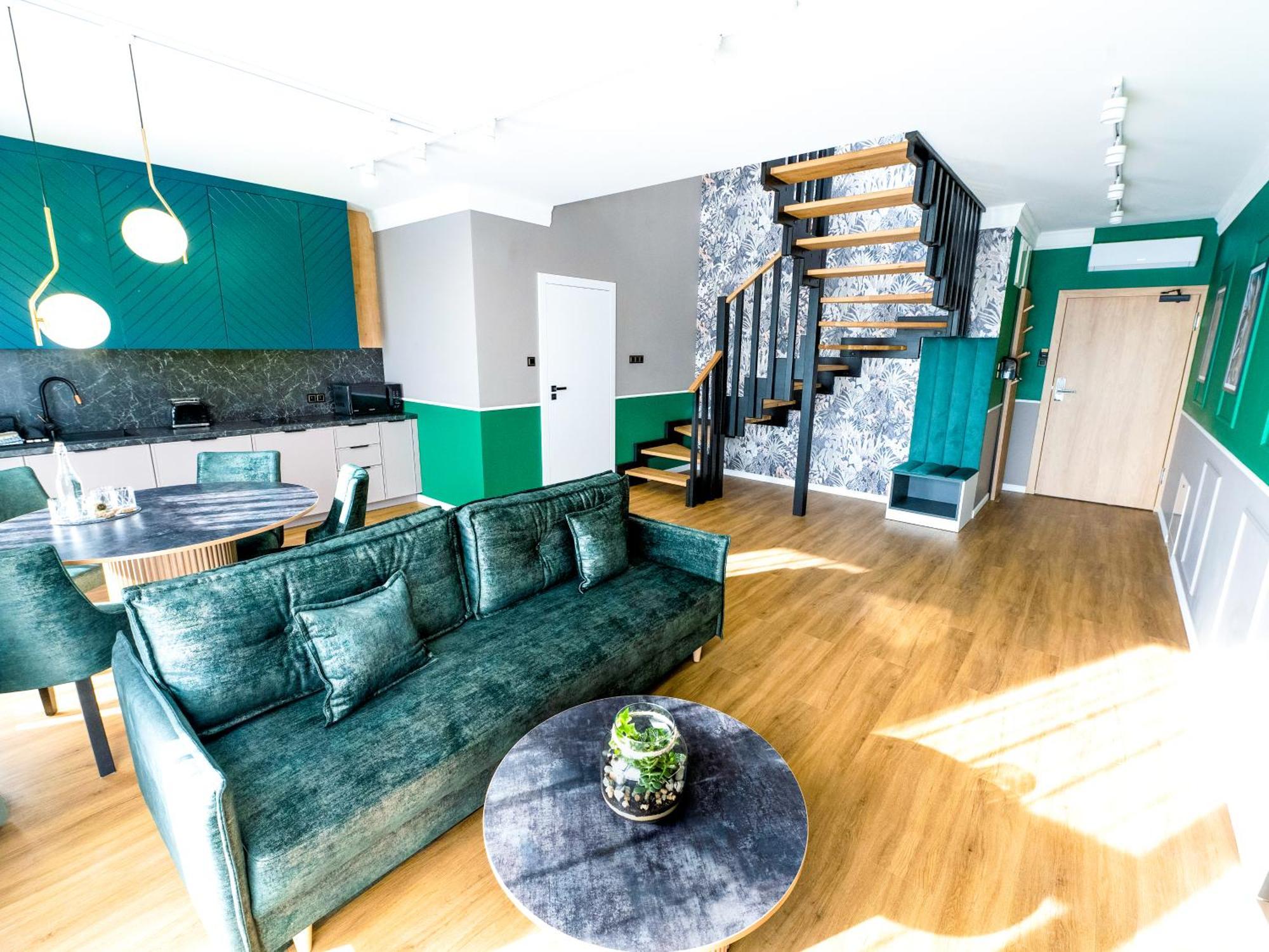 Aparthotel Green Concrete - Eko-Bus Na Plaze, Rowery I Masaze 슈비노우이스쳬 외부 사진